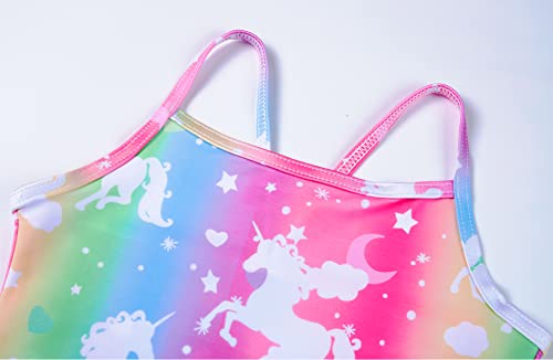 Multicolor One-Piece Girls Swimsuit - Beach Swimwear