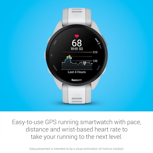 Garmin Forerunner 165 GPS Smartwatch - Mist Grey/Whitestone