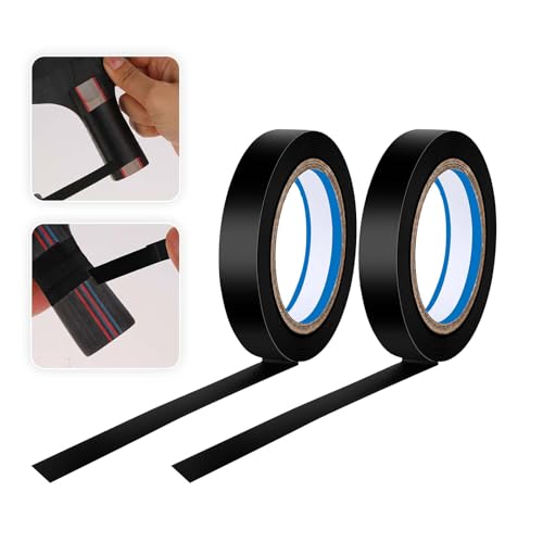 PVC Racket Finishing Tape for Tennis and Badminton - 2 Rolls