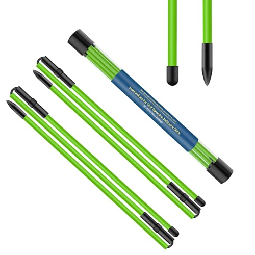 Golf Alignment Sticks 2 Pack - 48" Collapsible Training Aids - Green