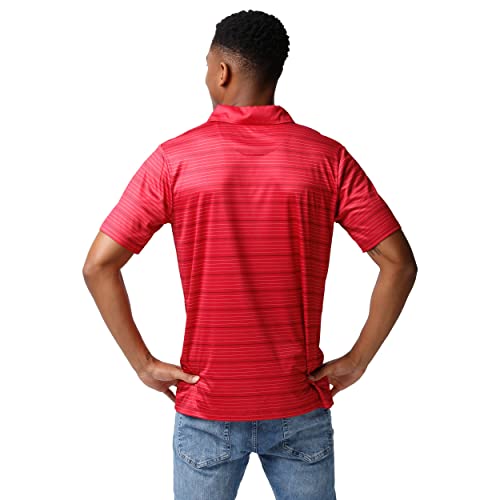 Men's NCAA Team Logo Striped Polo Shirt - Short Sleeve