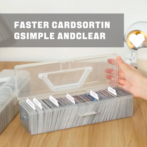Trading Card Dividers - 100 White Organizers, 2.7 x 3.8 Inches