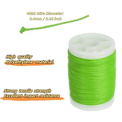 Green Bow String Serving Thread - 120 Yard for Archery