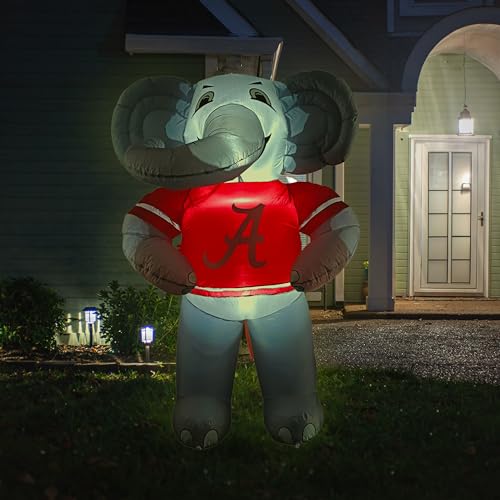 7FT Inflatable Mascot with LED Lights - Alabama Crimson Tide