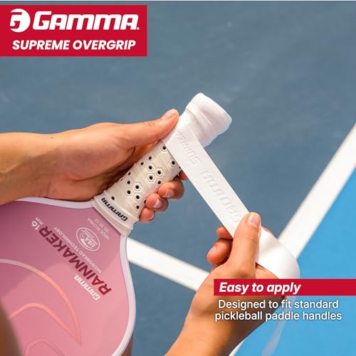 Pickleball Supreme Overgrip - Easy Apply Grip Tape - White