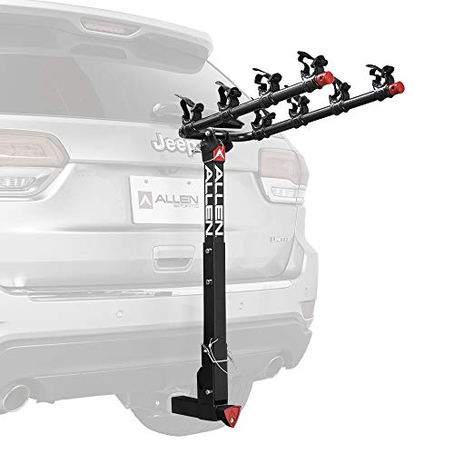 4-Bike Hitch Carrier for 2-Inch Receiver, Model 542QR, Black