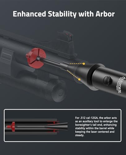 Rechargeable Bore Sight Laser Kit with 64 Adapters - Green Laser