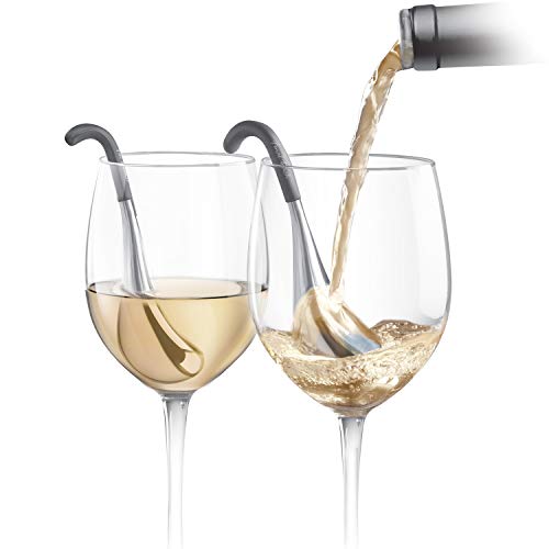 Final Touch Stainless Steel Beverage Chilling Wands Set of 2 with Case - Keeps Drinks Cold