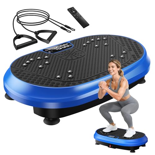 Vibration Plate Exercise Machine for Full Body Workout & Lymphatic Drainage