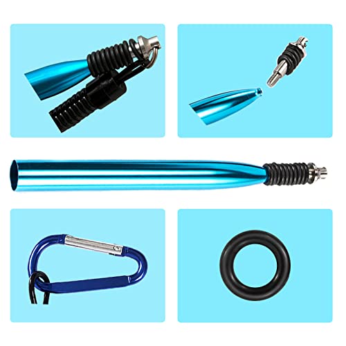Wacky Rig Tool Kit with 10 O-Rings - Blue Fishing Rigging Tool