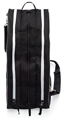 Ice & Inline Skate Bag - Large, Black with White Trim