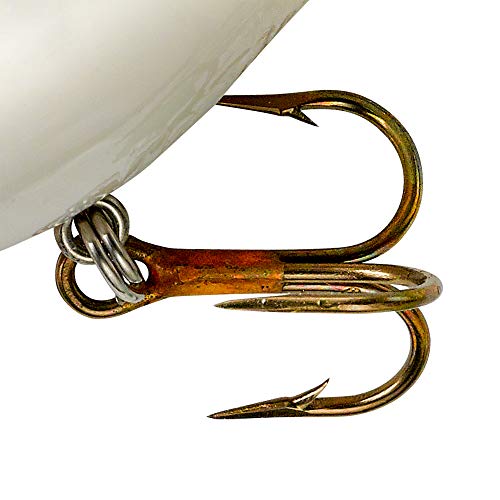 Big O Square-Lip Crankbait Fishing Lure - 2" 1/4 oz Pearl Red Eye