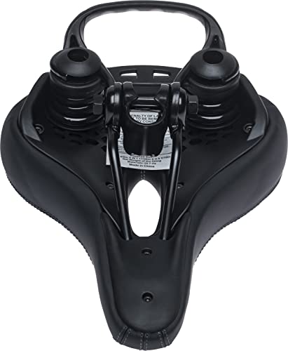 Bell Comfort 1025 Bike Seat with Handle - Soft Foam Ergonomic Cycling Saddle (Pack of 1)