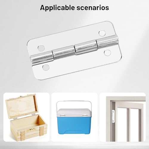 3PCS Stainless Steel Cooler Hinges Replacement Set for Ice Chests