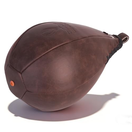 Brown Speed Punching Bag for Boxing Training Home Gym Fitness - 10" x 7"