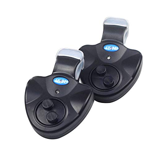 Fishing Bite Alarm with Sound & LED Indicator – Portable & All-Weather (Pack of 2)
