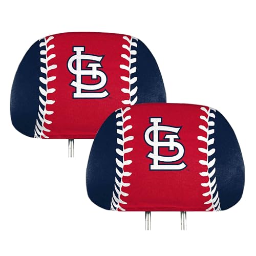 St. Louis Cardinals Headrest Cover Pair - Full Color Design