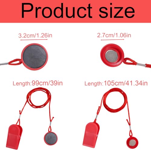 Universal Treadmill Magnet Safety Keys - 2pcs Style A