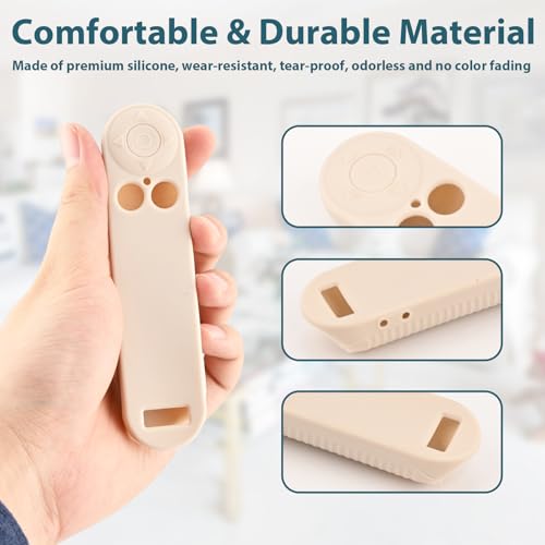 Silicone Protective Case for Nex Playground Remote - Anti-Slip Off-White