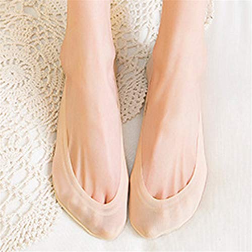 Women's Ultra Low Cut No Show Padded Half Liner Socks with Slingback