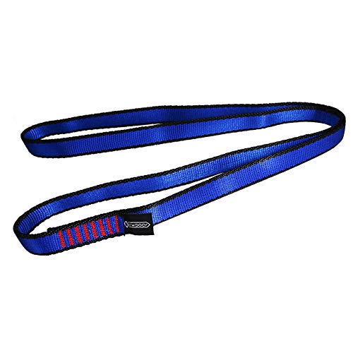 16mm Climbing Sling - 23kN UIAA Certified, 24" Blue Utility Cord