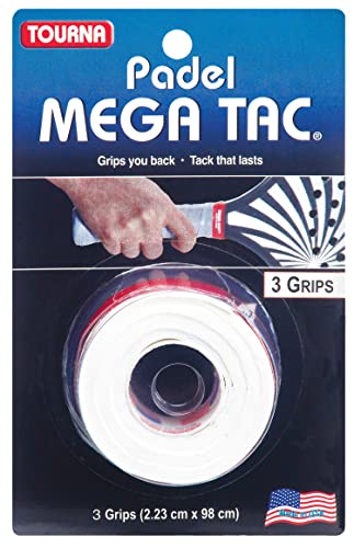 Padel Overgrip - Mega Tac, One Size, White