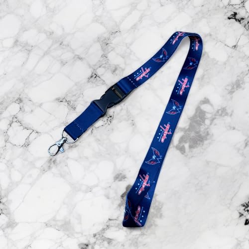 Washington Capitals Lanyard with Snap Buckle - Blue