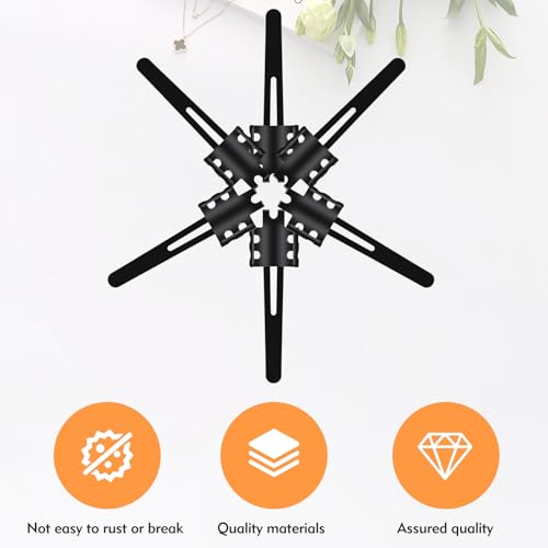 20 Pack Durable Stainless Steel Flashlight Pen Clips - Black
