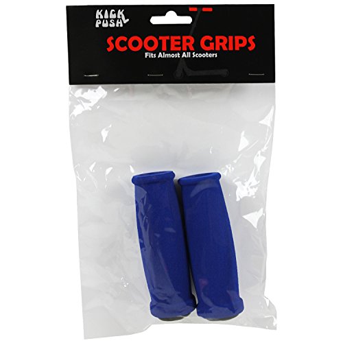 Foam Scooter Handlebar Grips - Blue Replacement Grips for 7/8" Bars