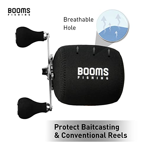 Booms Fishing XL Neoprene Reel Cover for Baitcasting & Conventional Reels, 4.7 x 3.7 Inches