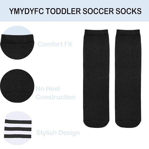 Toddler Soccer Socks 4Pack Girls Sock Youth Baseball Softball