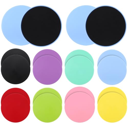 Core Sliders for Home Workouts - 15 Pairs, Anti-Slip, 7.1-Inch
