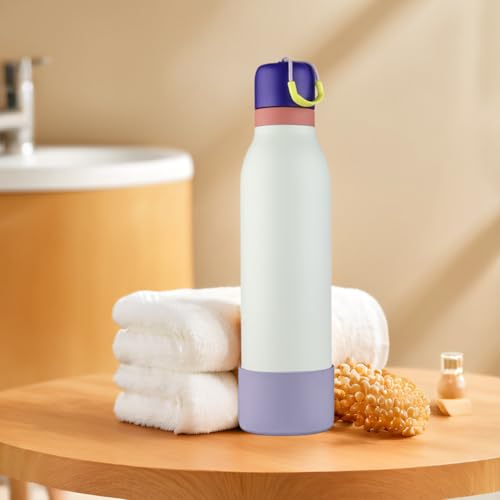 Silicone Boot Sleeve for Owala FreeSip Twist Water Bottle - Purple