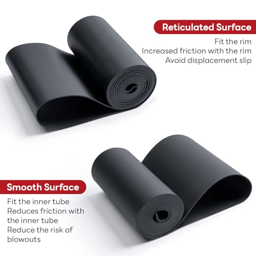 Bike Rim Strips PVC 20x4.0 Tire Liners for Fat Tire E-Bikes & Mountain Bikes