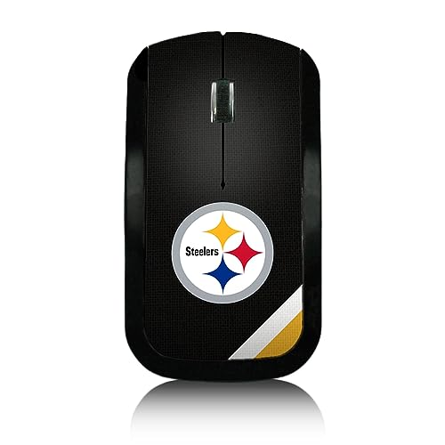 Pittsburgh Steelers Diagonal Stripe Wireless Mouse