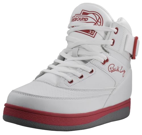 Ewing 33 HI Retro Basketball Shoes - White/Blue/Orange
