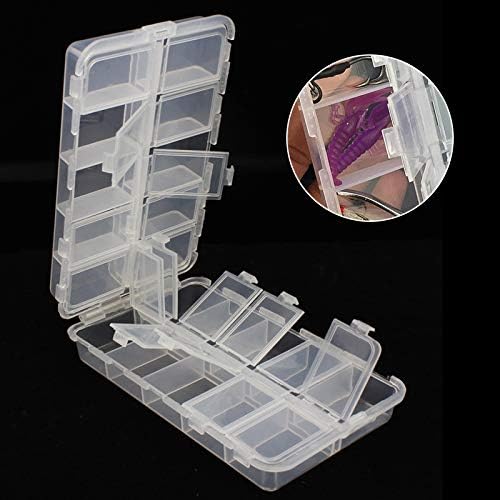 Premium Fishing Tackle Box with 20 Compartments - Adjustable Organizer