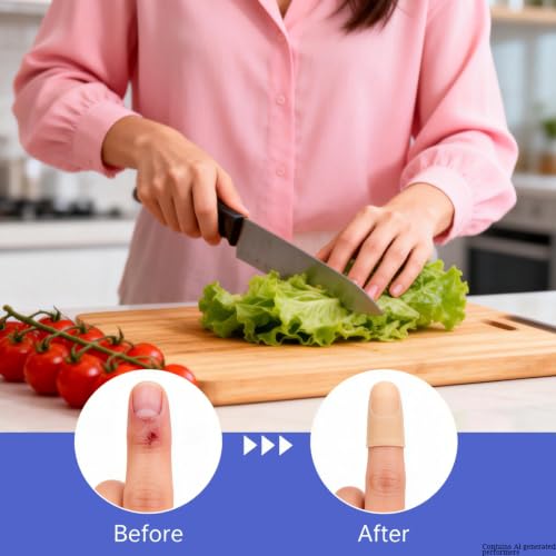 14pcs Silicone Finger Protectors - Ultra-Soft Cots in Nude