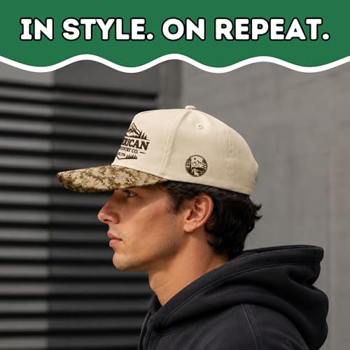 Men's Trucker Hat with Embroidered Design - Adjustable Snapback Cap