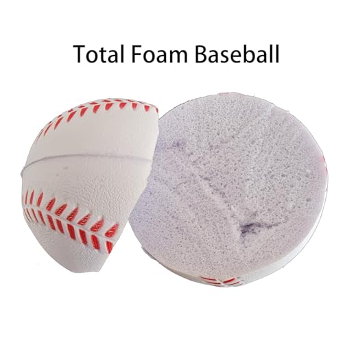 Soft Foam Baseballs for Training - 2 White Squeeze Balls