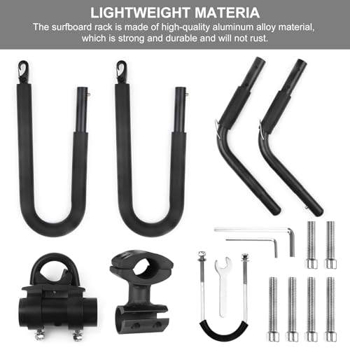 Bicycle Surfboard Rack - Lightweight Bike Carrier for Longboards & SUPs