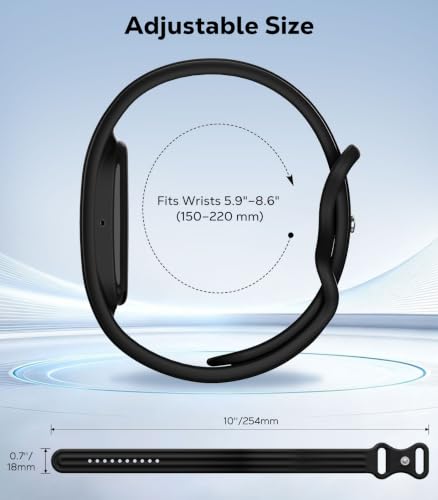Astorgos Replacement Sport Band for Fitbit Air – Black
