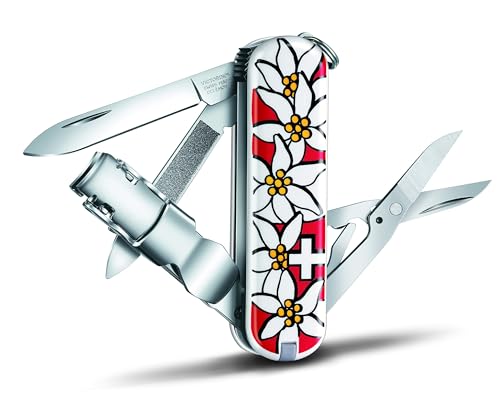 Victorinox Edelweiss Nail Clip 580 Swiss Army Multi-Tool with 8 Functions