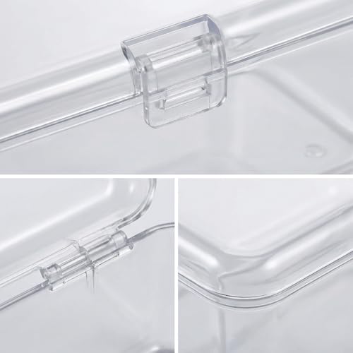 4 Pack Clear Plastic Card Storage Cases for Game Cards