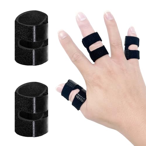 Thumb Finger Splints - 2 Pcs Trigger Finger Brace for Pain Relief