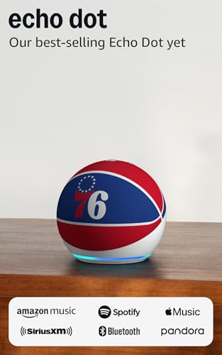 NBA Limited-Edition Echo Dot - Philadelphia 76ers