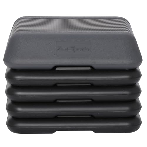 Aerobic Stepper Platform with Adjustable Height - Black-Grey
