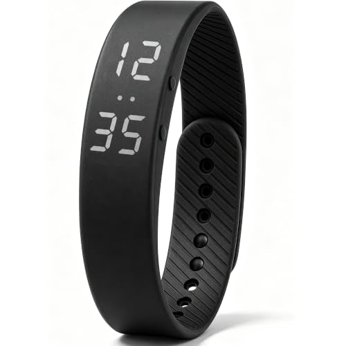 Anwoi Silent Vibrating Alarm Wristband – Rechargeable Activity Tracker