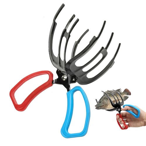 3-Claw Fish Gripper Tool - Durable Metal Fishing Pliers