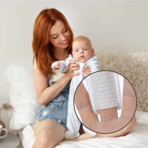 Cotton Finger Cots for Pet Ear Cleaning - 100 Pcs White